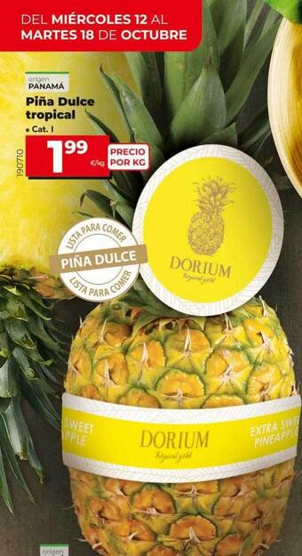 Dia Piña dulce tropical oferta