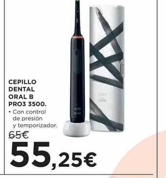 Hipercor Cepillo dental oral b pro3 3500 oferta