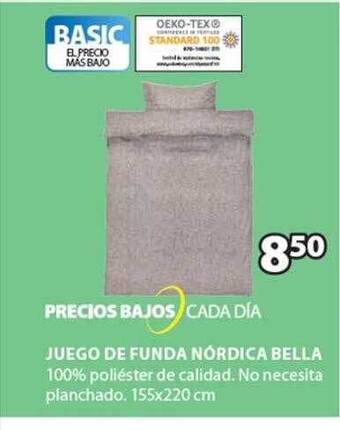 JYSK Juego de funda nórdica bella oferta
