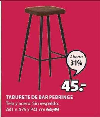 JYSK Taburete de bar pebringe oferta
