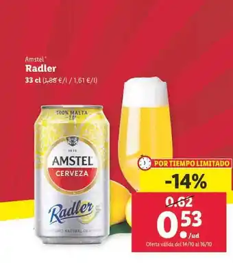 Lidl Amstel radler oferta
