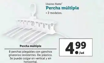 Lidl Livarno home percha múltiple oferta