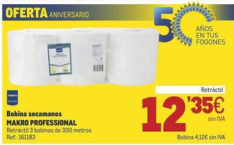 Makro Bobina secamanos makro professional oferta
