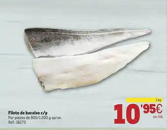 Makro Filete de bacalao c-p oferta