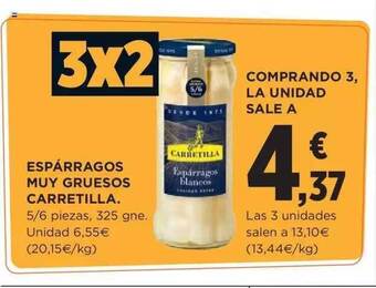 Supercor Espárragos muy gruesos carretilla oferta