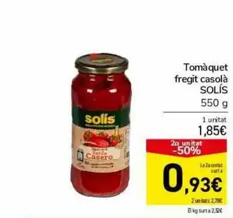 Andorra 2000 2a unitat -50% tomàquet fregit casolà solís oferta