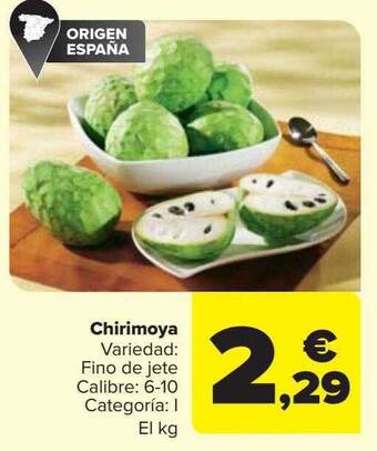 Carrefour Chirimoya oferta