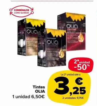 Carrefour Market 2a unidad -50% tintes olia 1 oferta