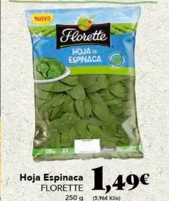 Gadis Hoja espinaca florette oferta