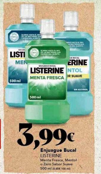 Gadis Enjuague bucal listerine oferta