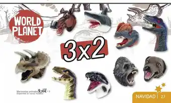Toy Planet Marionetas animales oferta