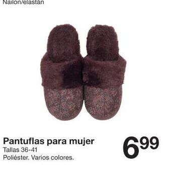 Zeeman Pantuflas para mujer oferta