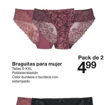 Zeeman Braguitas para mujer oferta