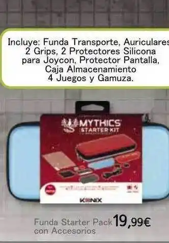 Toy Planet Funda starter pack con accesorios oferta