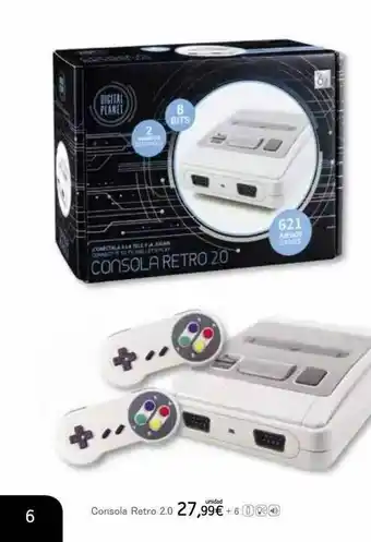 Toy Planet Consola retro 2.0 oferta
