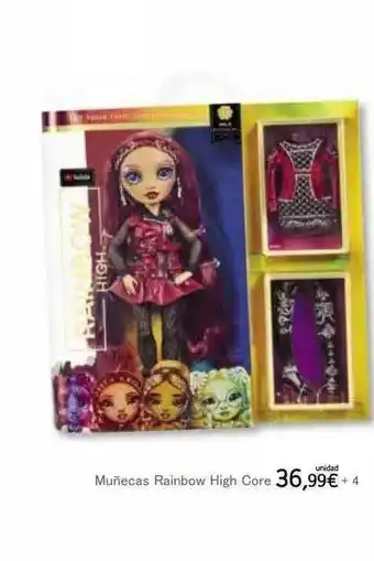 Toy Planet Muñecas rainbow high core oferta