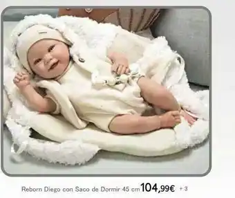 Toy Planet Reborn diego con saco de dormir 45 cm oferta