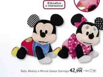 Toy Planet Baby mickey o minnie gatea conmigo oferta