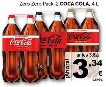 Masymas Zero zero pack-2 coca cola oferta