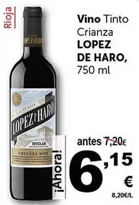 Masymas Vino titno crianza lopez de haro oferta