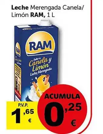 Masymas Leche merengada canela limón ram oferta
