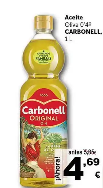 Masymas Aceite oliva 0.4° carbonell oferta