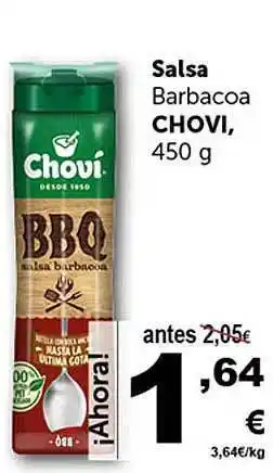 Masymas Salsa barbacoa chovi oferta