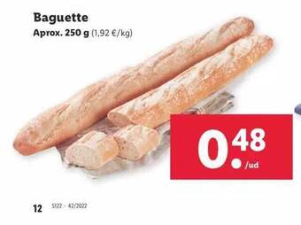 Lidl Baguette oferta