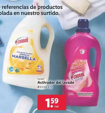 Lidl Formil activador del lavado oferta