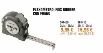 Optimus Flexometro inox rubber con freno oferta