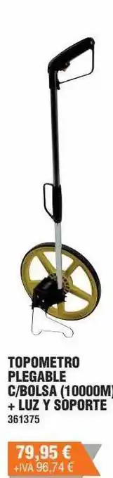 Optimus Topometro plegable c bolsa (10000m) + luz y soporte oferta