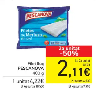 Carrefour Pescanova Filet Iluc 400g oferta