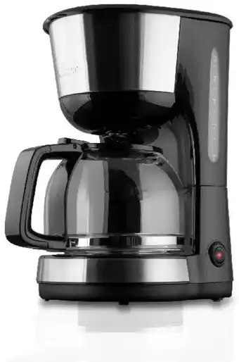 MediaMarkt Cafetera de goteo - koenic kcm 1019, 10 tazas, placa calefactora, negro/inox oferta