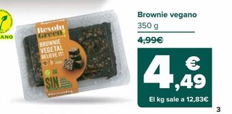 Carrefour Brownie vegano oferta