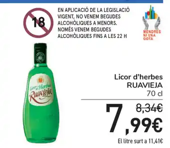 Carrefour Ruavieja Licor d'herbes 70cl oferta