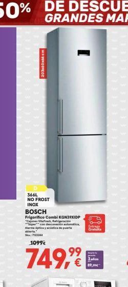Worten Frigorífico combi frost oferta