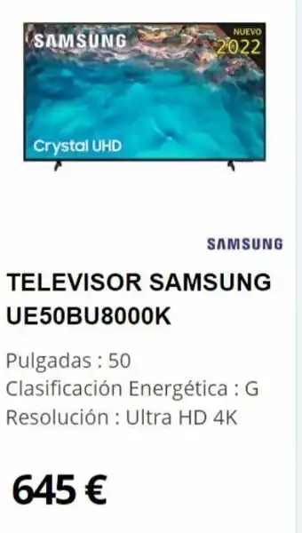 Milar Televisor samsung oferta