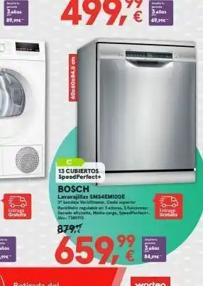 Worten Cubiertos bosch oferta