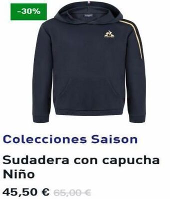 Le Coq Sportif Sudadera con capucha oferta