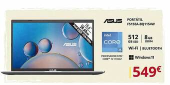 Dynos Informática Asus portátil f515ea-bq1154w oferta