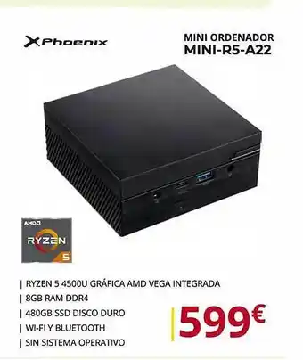 Dynos Informática Xphoenix mini ordenador mini-r5-a22 oferta