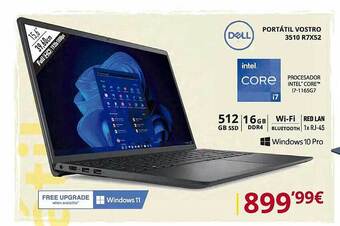 Dynos Informática Dell portátil vostro 3510 r7x52 oferta