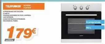 Pascual Martí Telefunken horno tlk101x oferta