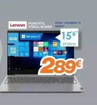 Pascual Martí Lenovo portátil v15igl n4020 oferta
