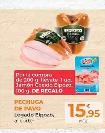 SPAR Gran Canaria Pechuga de pavo legado elpozo al corte oferta