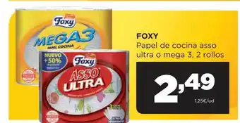 Alimerka Foxy papel de cocina asso ultra o mega oferta