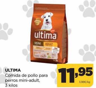 Alimerka Ultima comida de pollo para perros mini-adult oferta