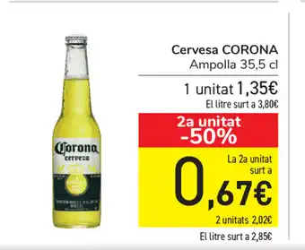 Carrefour Corona Cerveza 35,5cl oferta