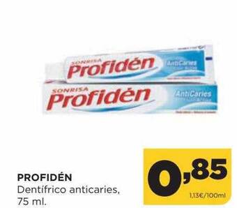 Alimerka Profidén dentifrico anticaries oferta