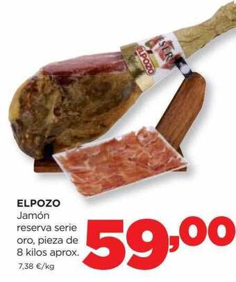 Alimerka Elpozo jamón reserva serie oro oferta